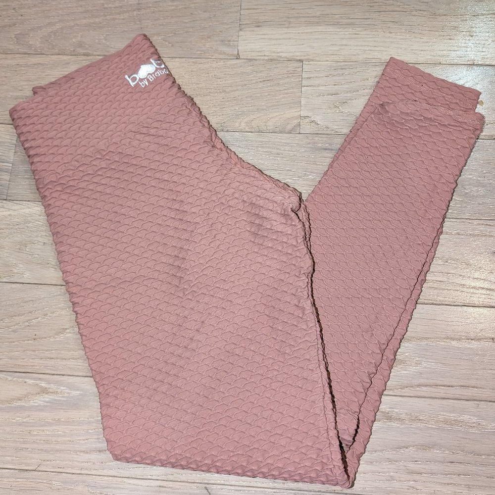 Booty by Brabants Light Pink Croco Skin Legging